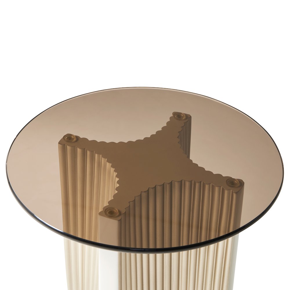 La Marisia Accent Table - Creamy Pearl