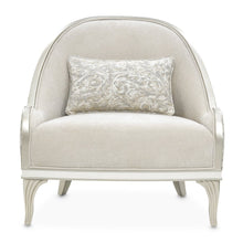 La Marisia Chenille Accent Chair - Tranquil/Light Champagne