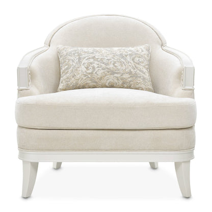 La Marisia Chenille Matching Chair - Tranquil/Creamy Pearl