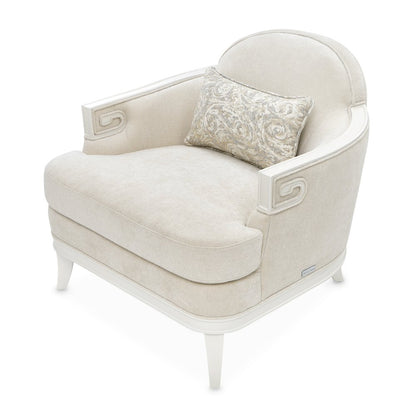 La Marisia Chenille Matching Chair - Tranquil/Creamy Pearl