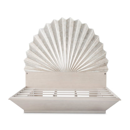 Fantosini King Fan Bed - Silver Leaf