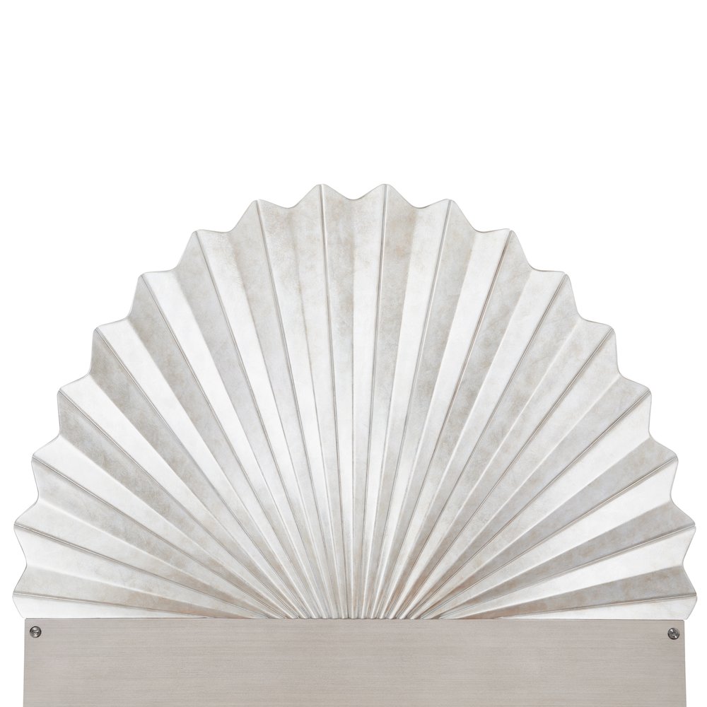 Fantosini King Fan Bed - Silver Leaf