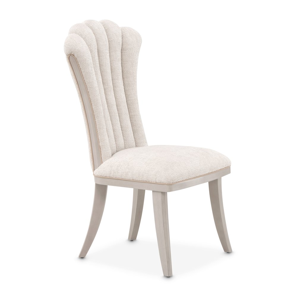 Fantosini Dining Side Chair, Set of 2 - Silver Mist