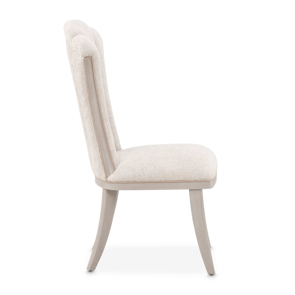 Fantosini Dining Side Chair, Set of 2 - Silver Mist