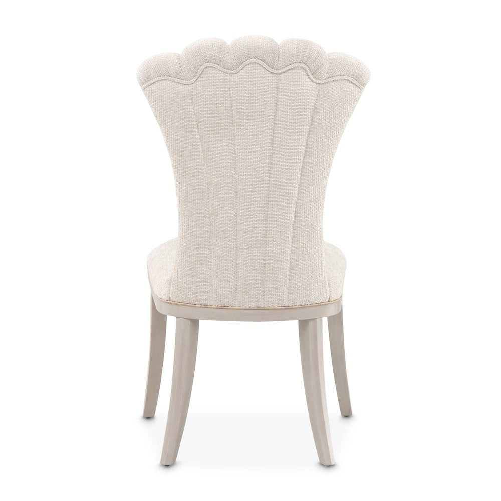 Fantosini Dining Side Chair, Set of 2 - Silver Mist