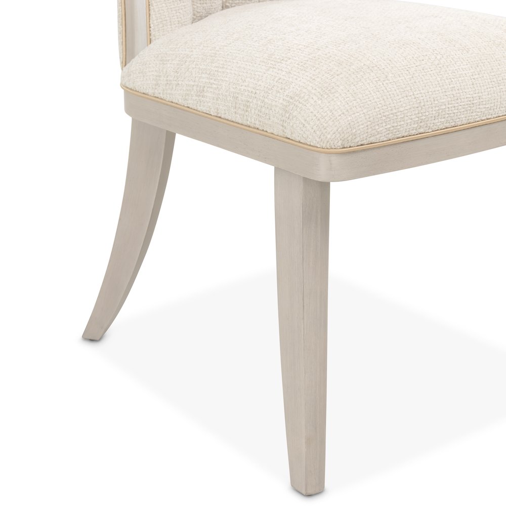Fantosini Dining Side Chair, Set of 2 - Silver Mist