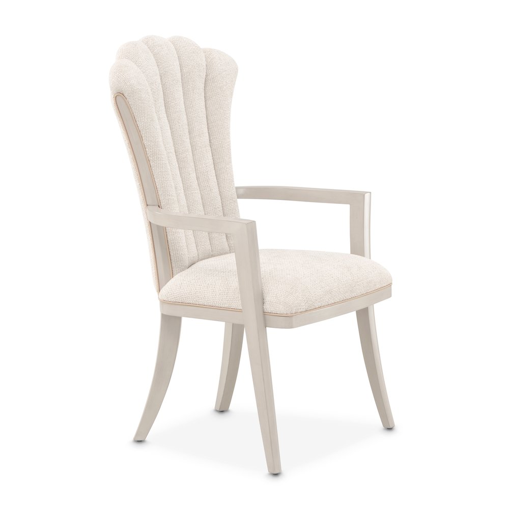 Fantosini Dining Arm Chair, Set of 2 - Silver Mist