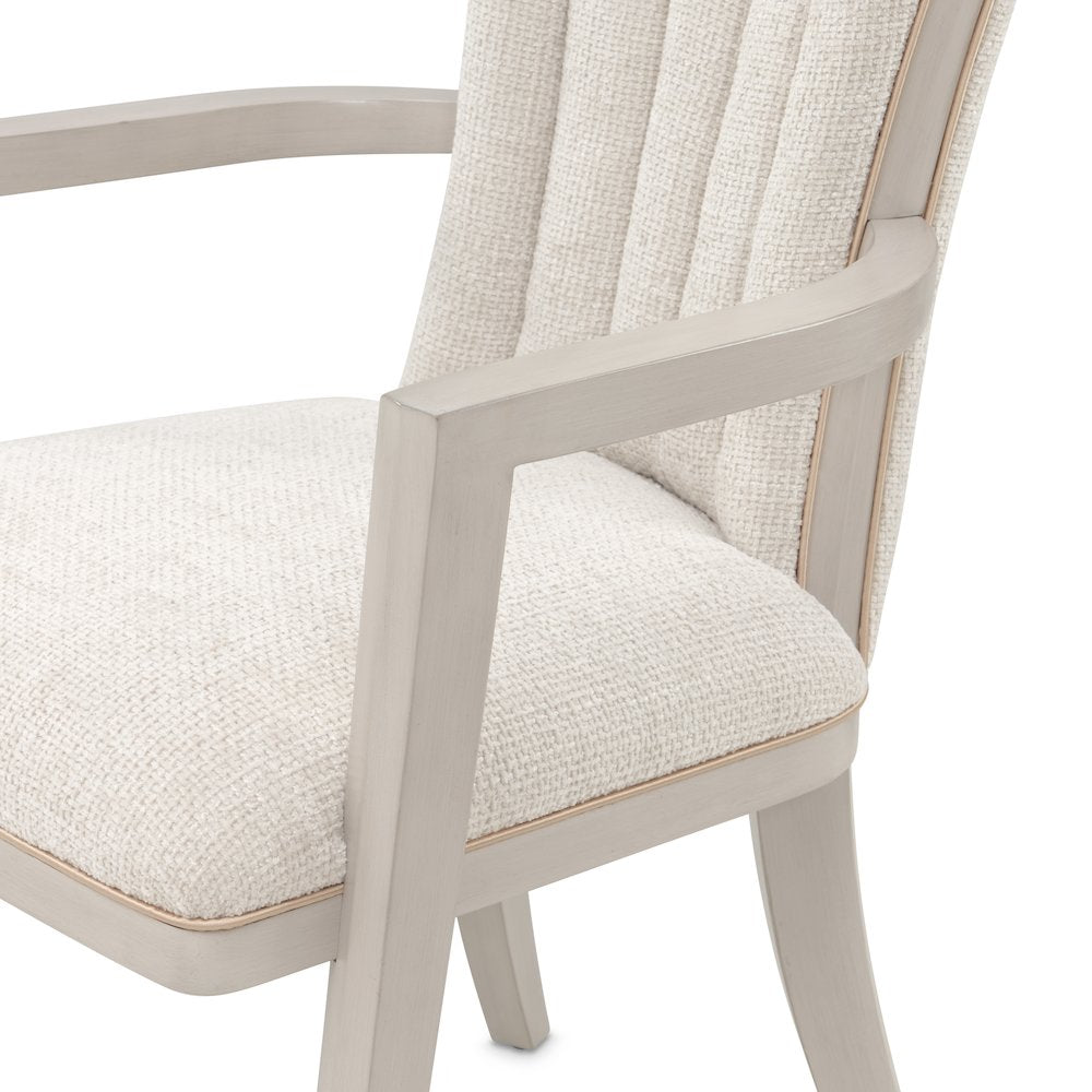 Fantosini Dining Arm Chair, Set of 2 - Silver Mist