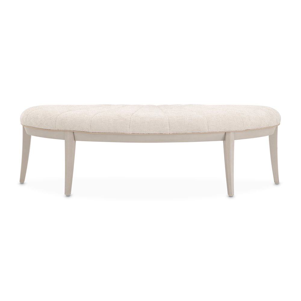 Fantosini Bed Bench - Silver Mist