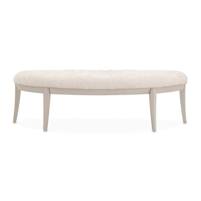 Fantosini Bed Bench - Silver Mist