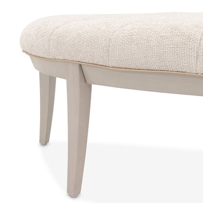 Fantosini Bed Bench - Silver Mist