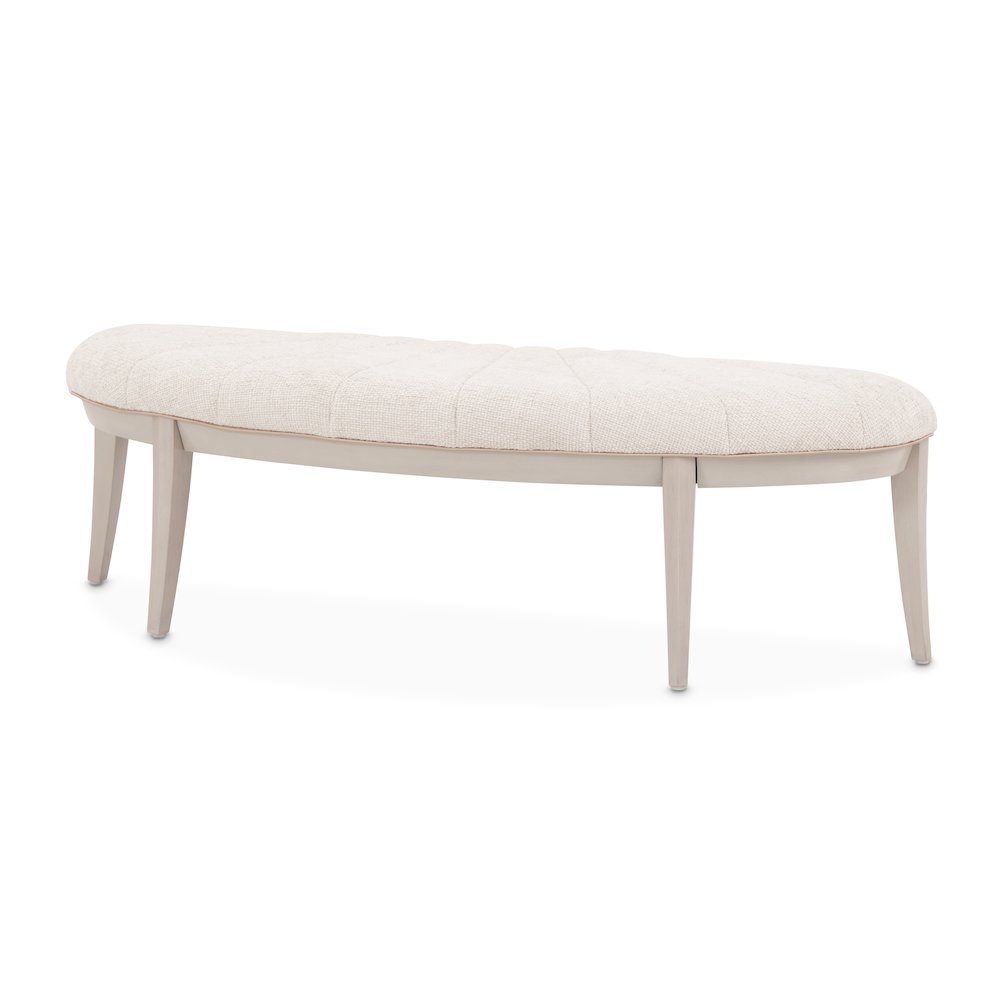 Fantosini Bed Bench - Silver Mist