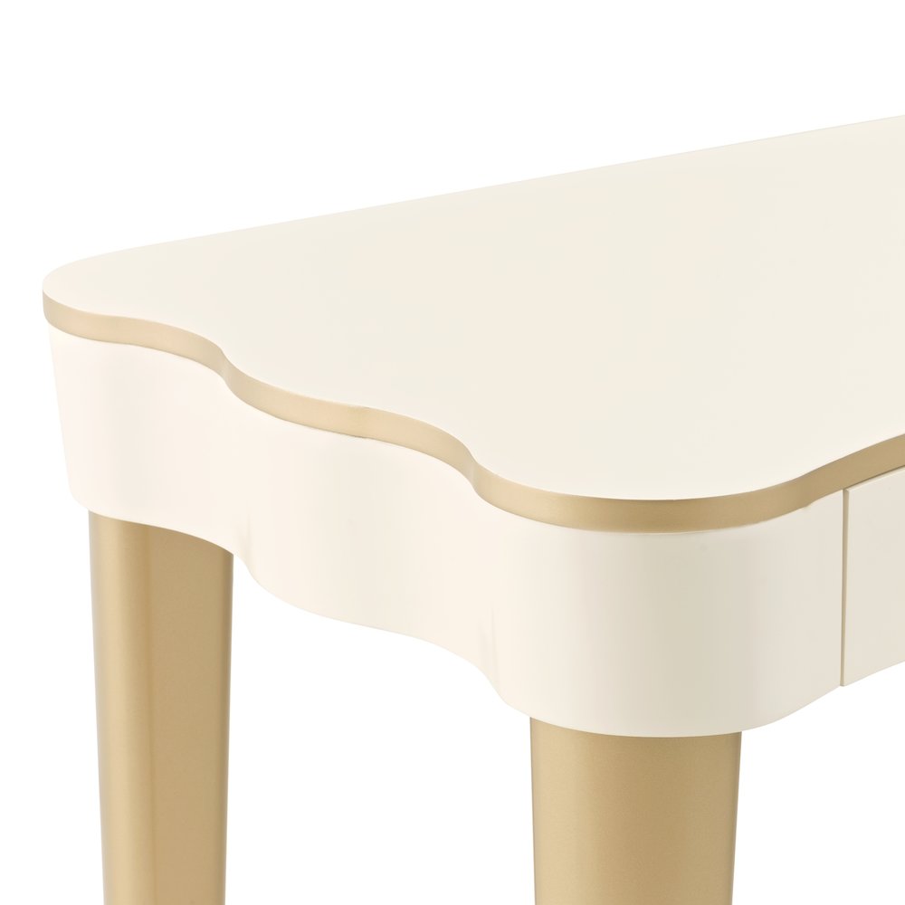 La Terrazza Vanity Desk - Creamy Pearl