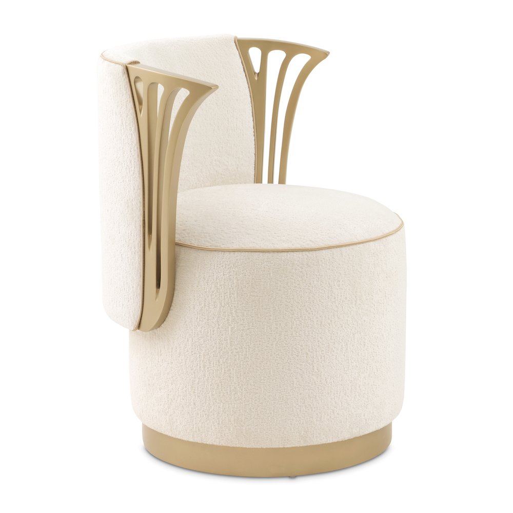 La Terrazza Vanity Chair - Creamy Pearl