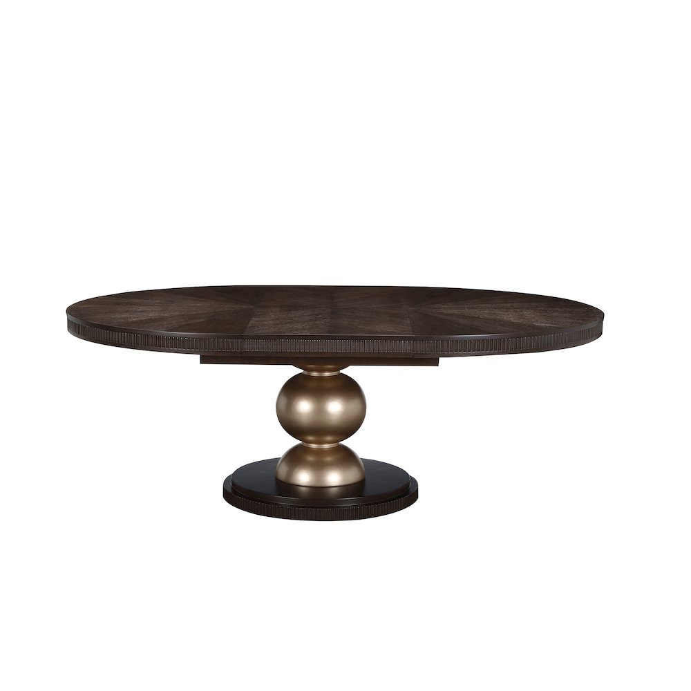 West Kensington Oval Dining Table - Medium Espresso