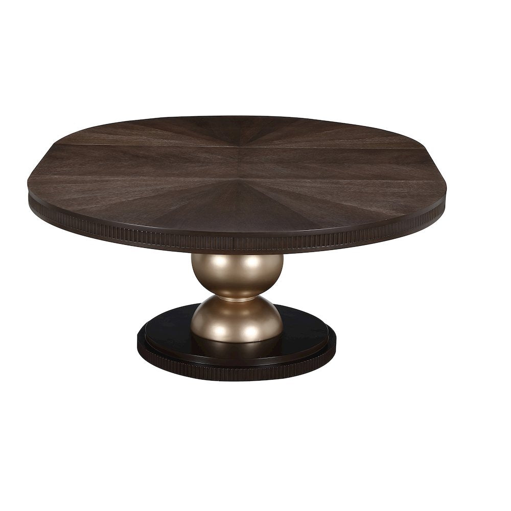 West Kensington Oval Dining Table - Medium Espresso