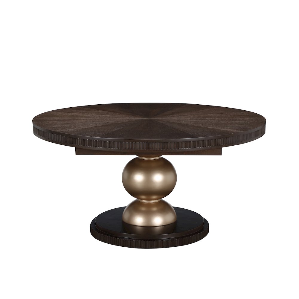 West Kensington Oval Dining Table - Medium Espresso