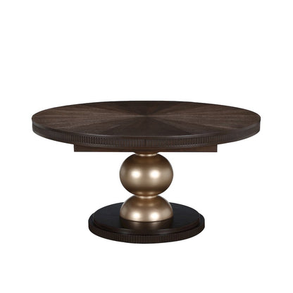 West Kensington Oval Dining Table - Medium Espresso