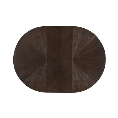 West Kensington Oval Dining Table - Medium Espresso