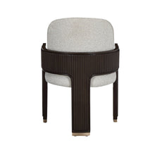 West Kensington Dining Arm Chair - Buff/Medium Espresso