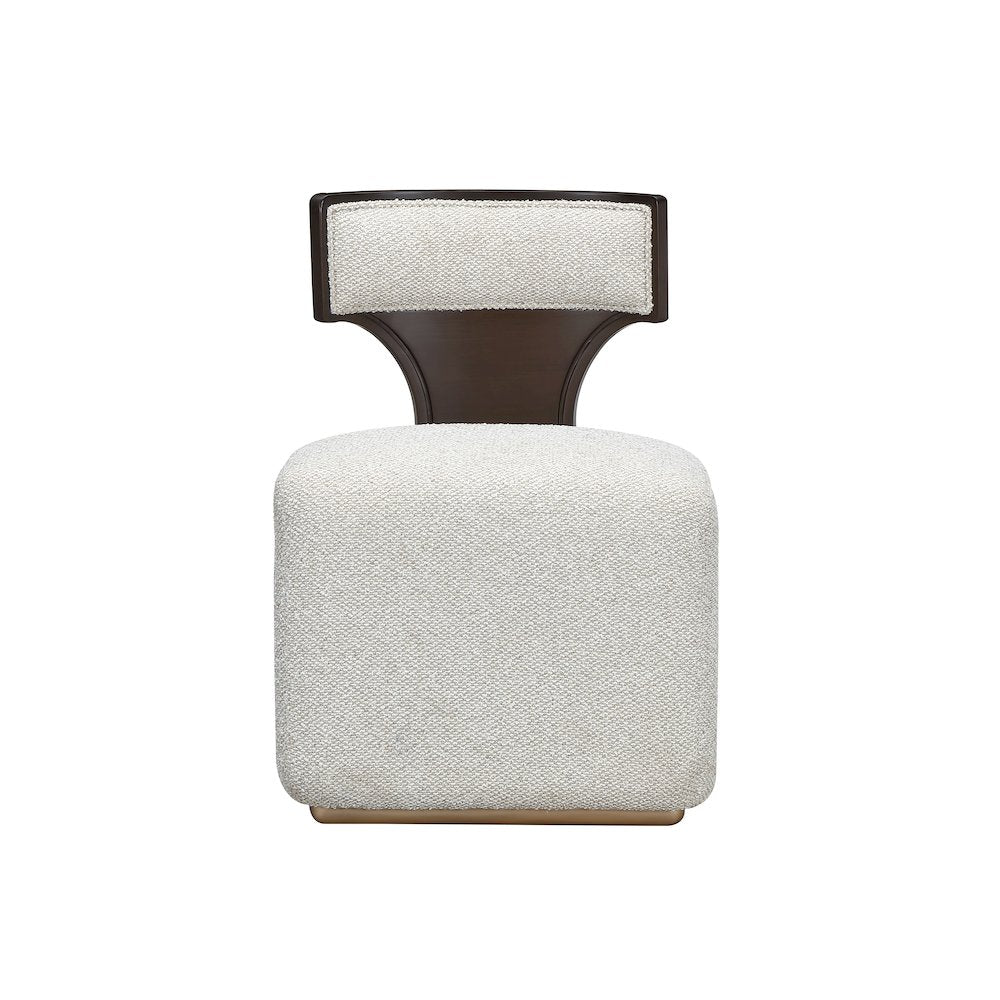 West Kensington Vanity Chair - Buff/Medium Espresso