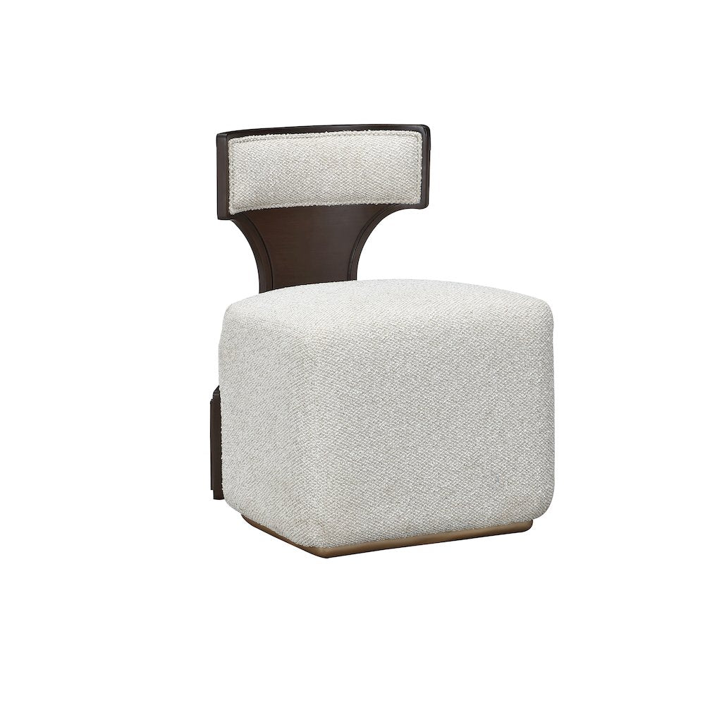 West Kensington Vanity Chair - Buff/Medium Espresso