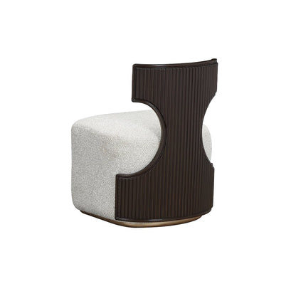 West Kensington Vanity Chair - Buff/Medium Espresso