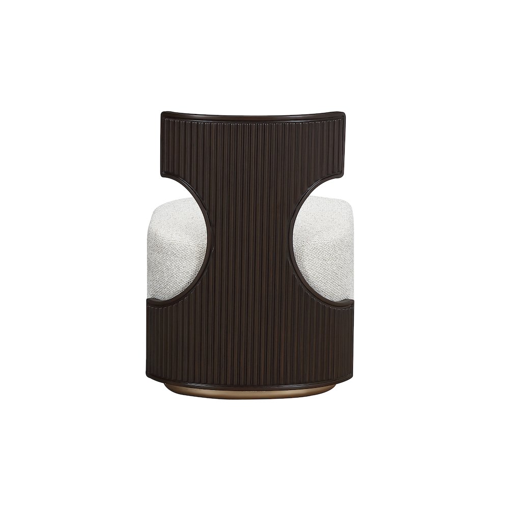 West Kensington Vanity Chair - Buff/Medium Espresso