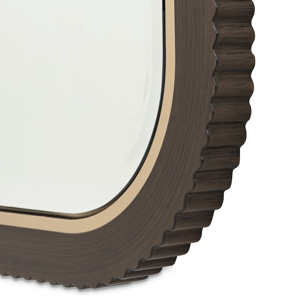 West Kensington Wall Mirror - Medium Espresso