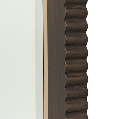 West Kensington Wall Mirror - Medium Espresso