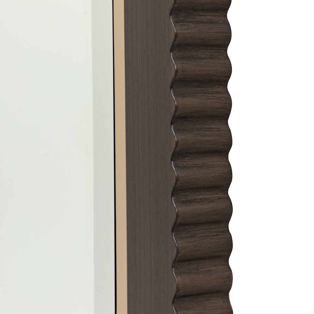 West Kensington Wall Mirror - Medium Espresso
