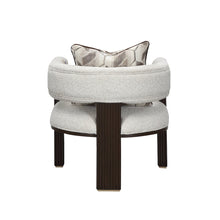 West Kensington Accent Chair - Buff/Medium Espresso