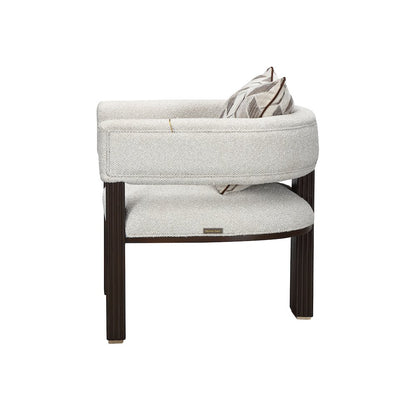 West Kensington Accent Chair - Buff/Medium Espresso