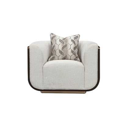 West Kensington Matching Chair - Buff/Medium Espresso