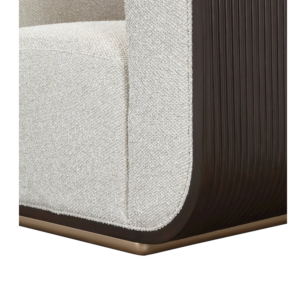West Kensington Matching Chair - Buff/Medium Espresso