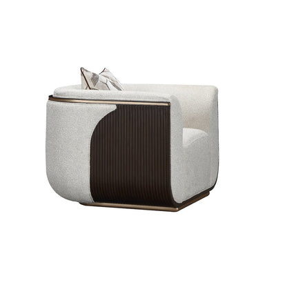 West Kensington Matching Chair - Buff/Medium Espresso