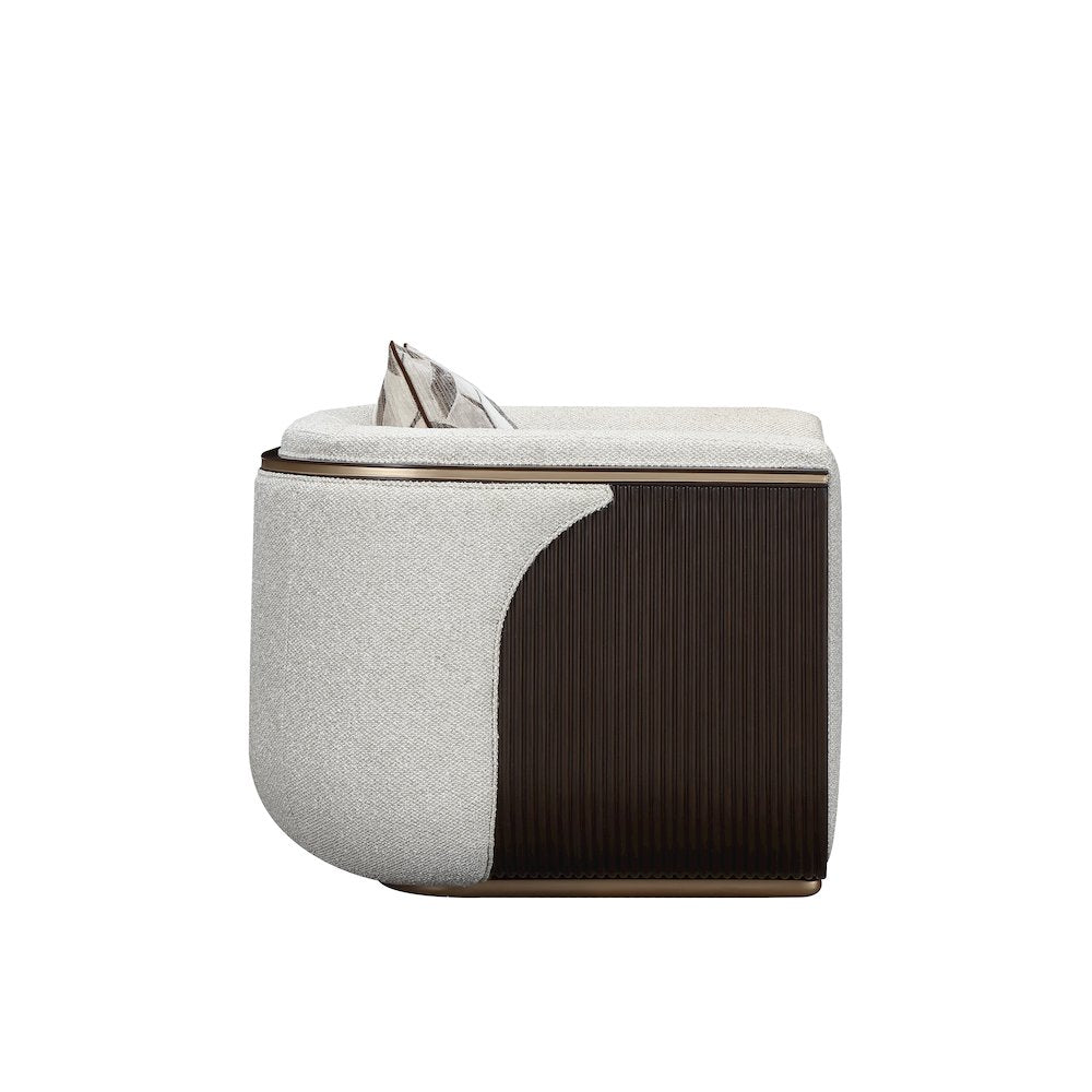 West Kensington Matching Chair - Buff/Medium Espresso