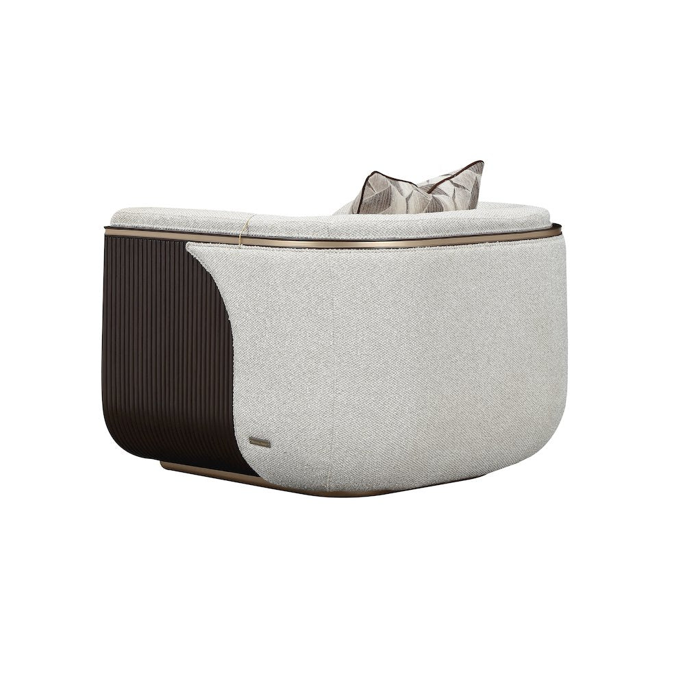 West Kensington Matching Chair - Buff/Medium Espresso