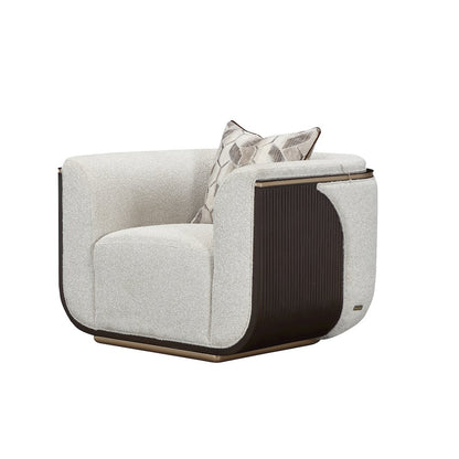 West Kensington Matching Chair - Buff/Medium Espresso