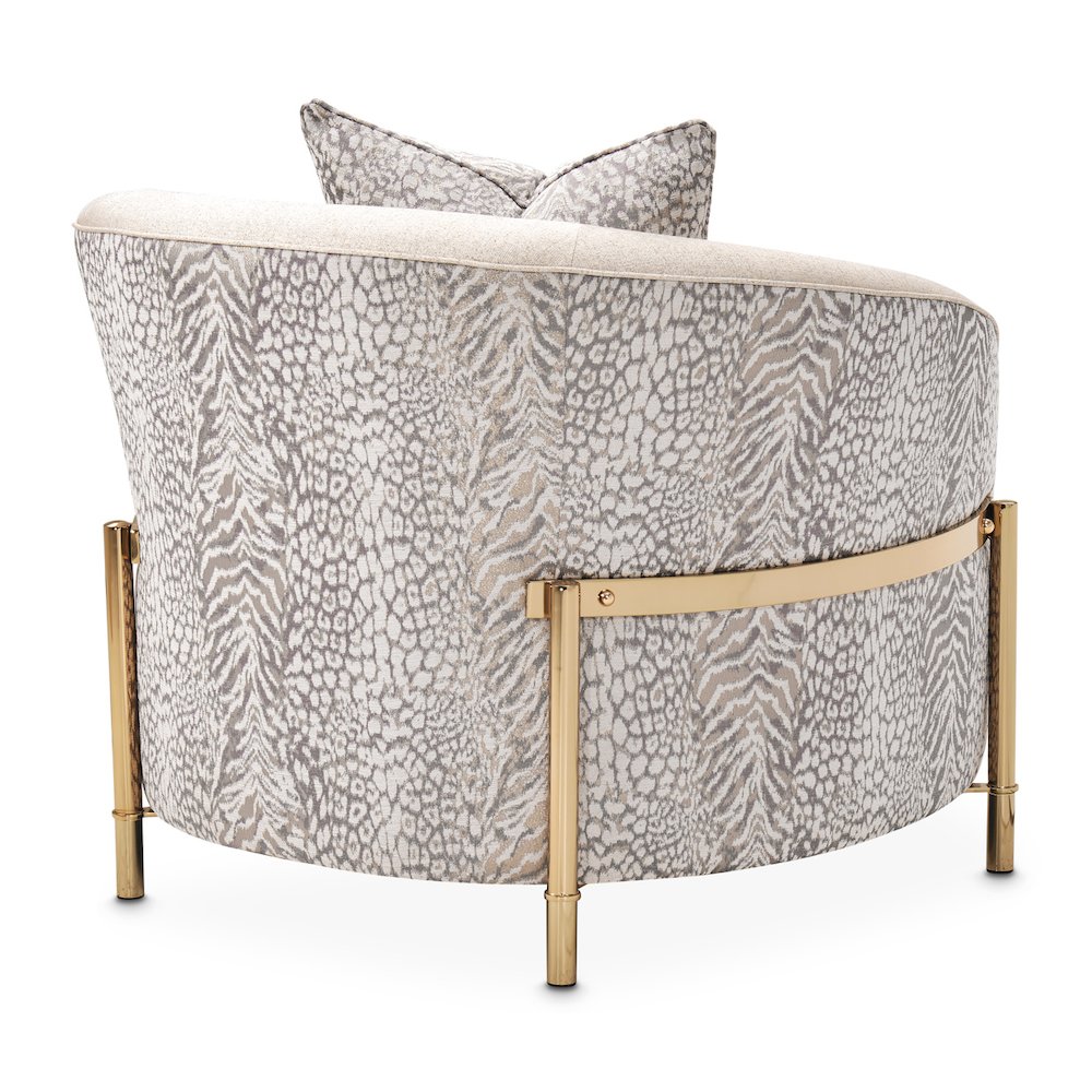 Lisbon Accent Chair - Opal/Gold