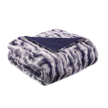 Solo 54"x72" Faux-Fur Throw - Marine