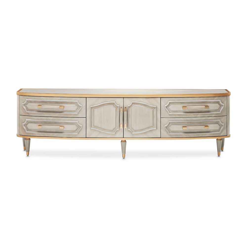 St. Charles Media Cabinet - Dove Gray