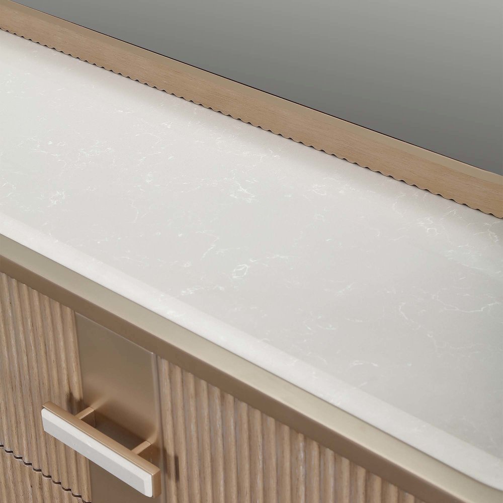 West Kensington Dresser with Mirror - Sea Salt Caramel