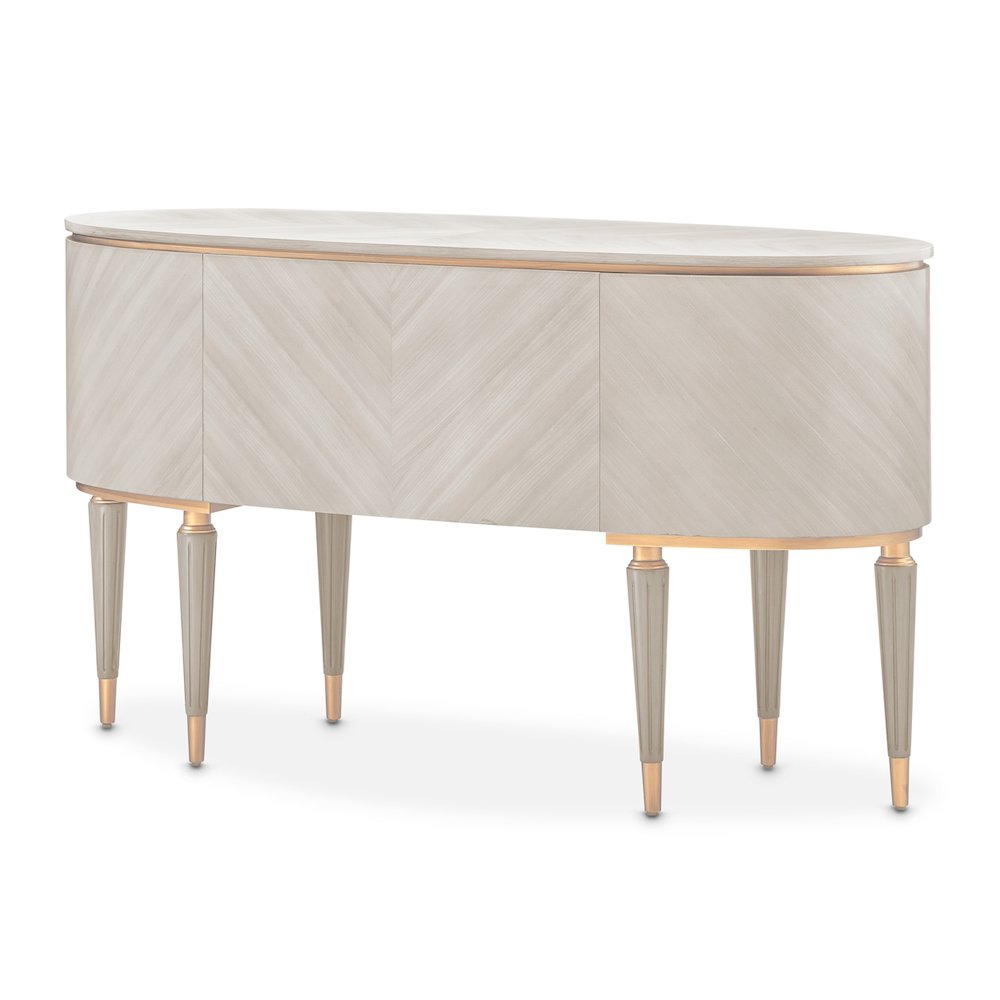 St. Charles Vanity Desk - Dove Gray