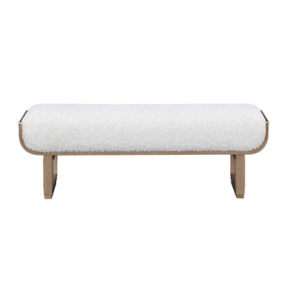 West Kensington Accent Bench - Sea Salt Caramel
