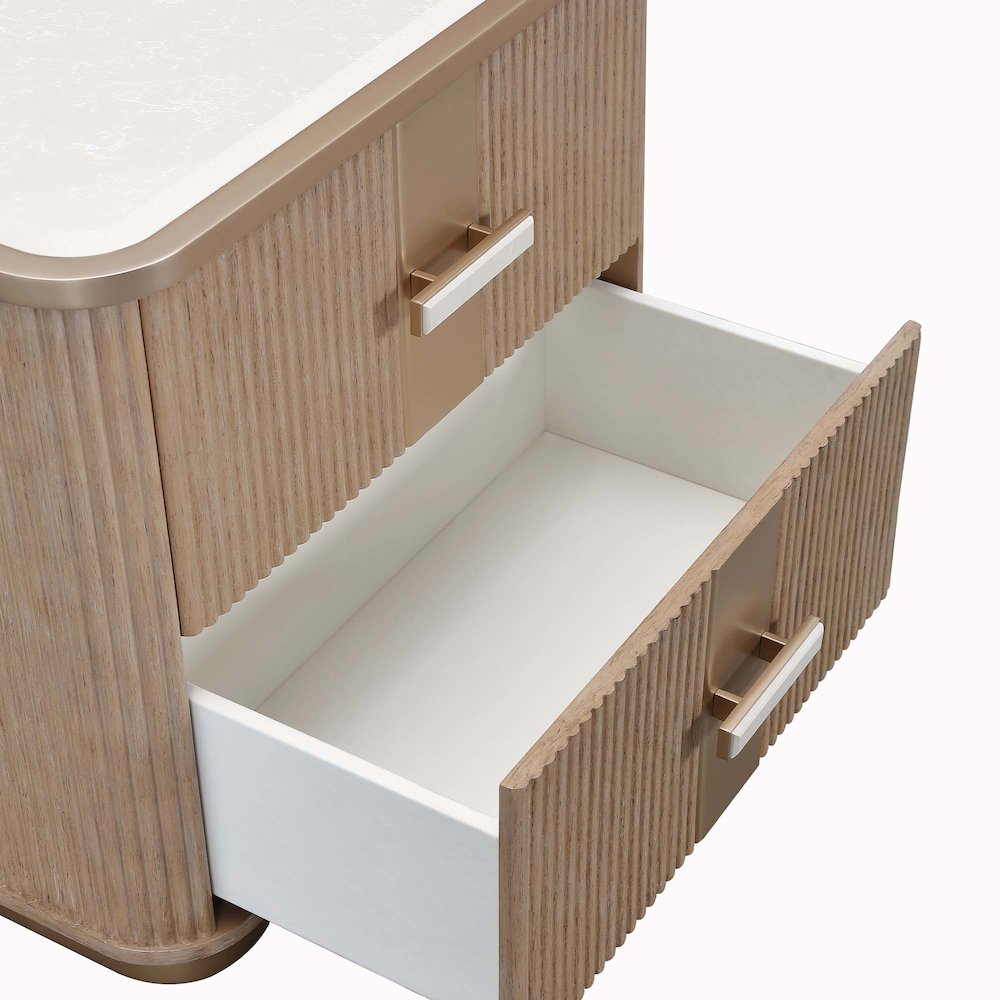 West Kensington 2-Drawer Nightstand - Sea Salt Caramel