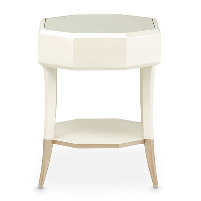La Rachelle Octagonal End Table - Champagne