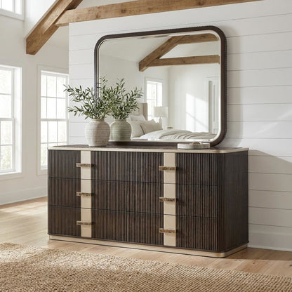West Kensington Dresser with Mirror - Medium Espresso