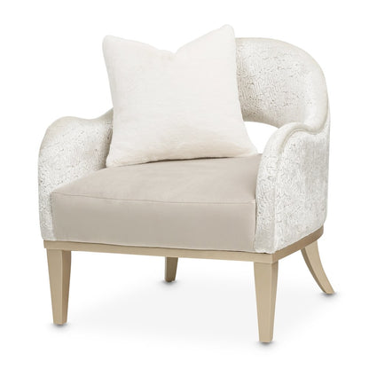 Yvette Accent Chair - Porcini/Medium Champagne