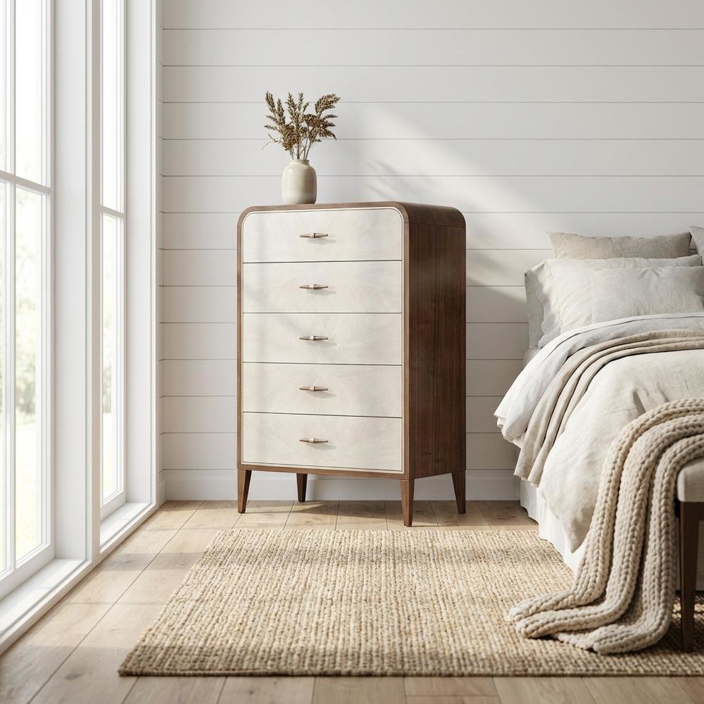 Houston 5-Drawer Chest - Walnut